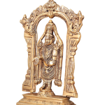 Brass Superfine Tirupati Balaji Lord Venkateshwara Idol | 6.5" Sacred Murti | 800g Premium Handcrafted Statue | Home Temple Blessing | Jaipurio